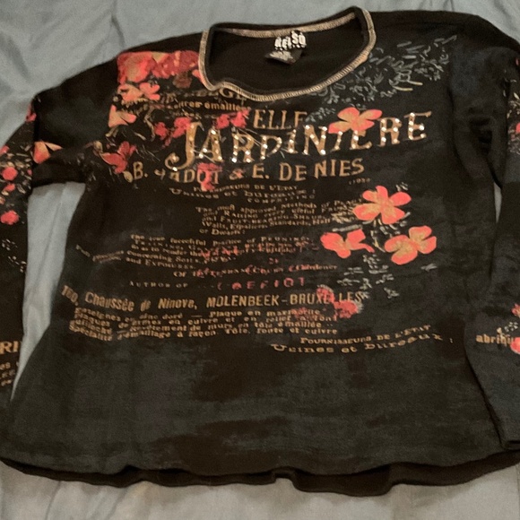 MODE KELSO FASHION TSHIRT PRINT ON FRONT SIZE MEDIUM - Picture 1 of 8